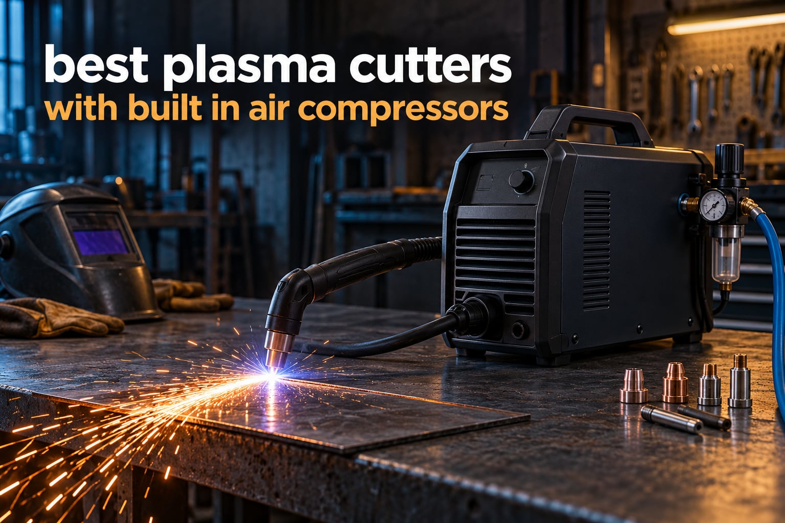 best plasma cutters with built in air compressors
