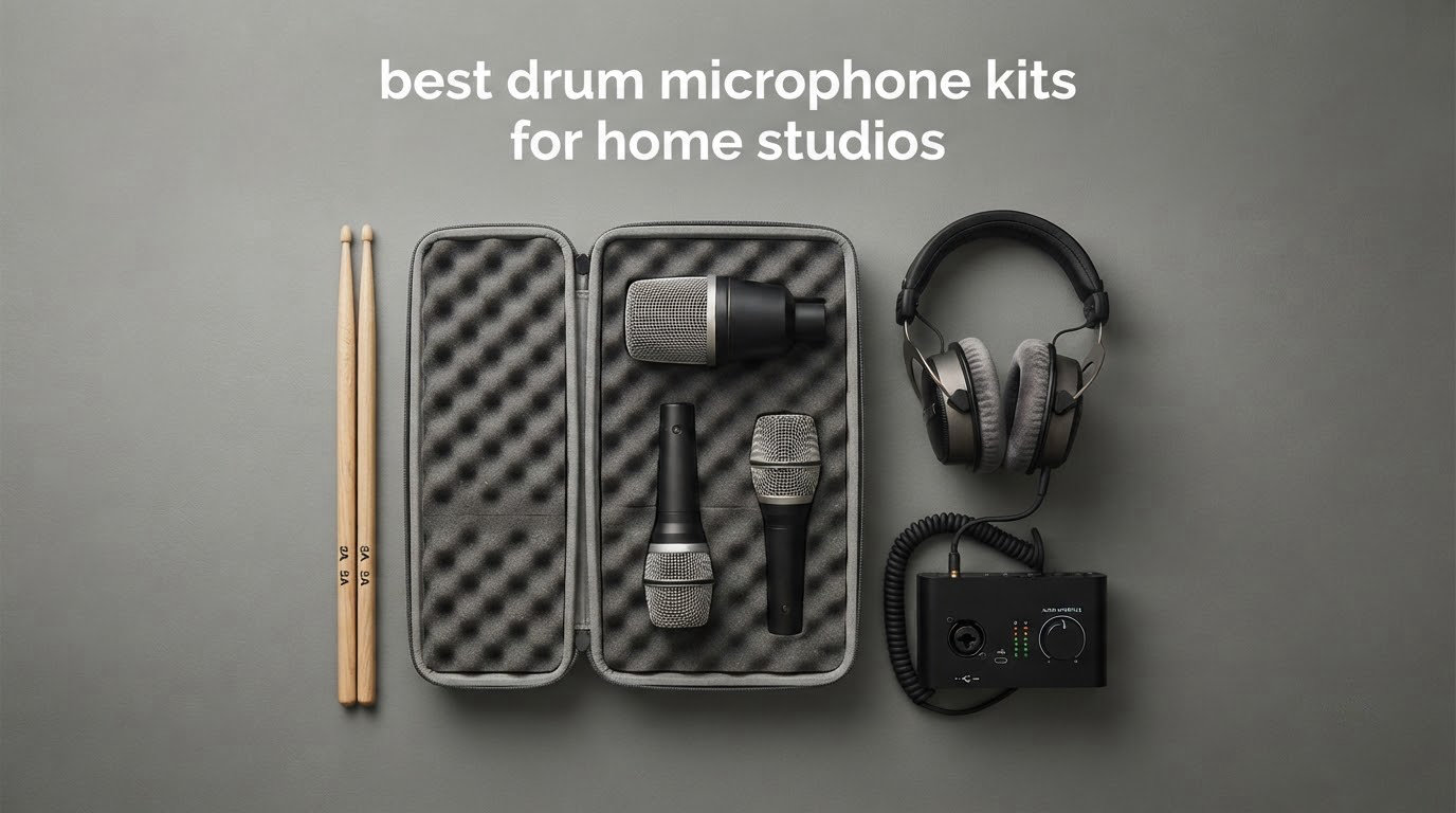 best drum microphone kits for home studios