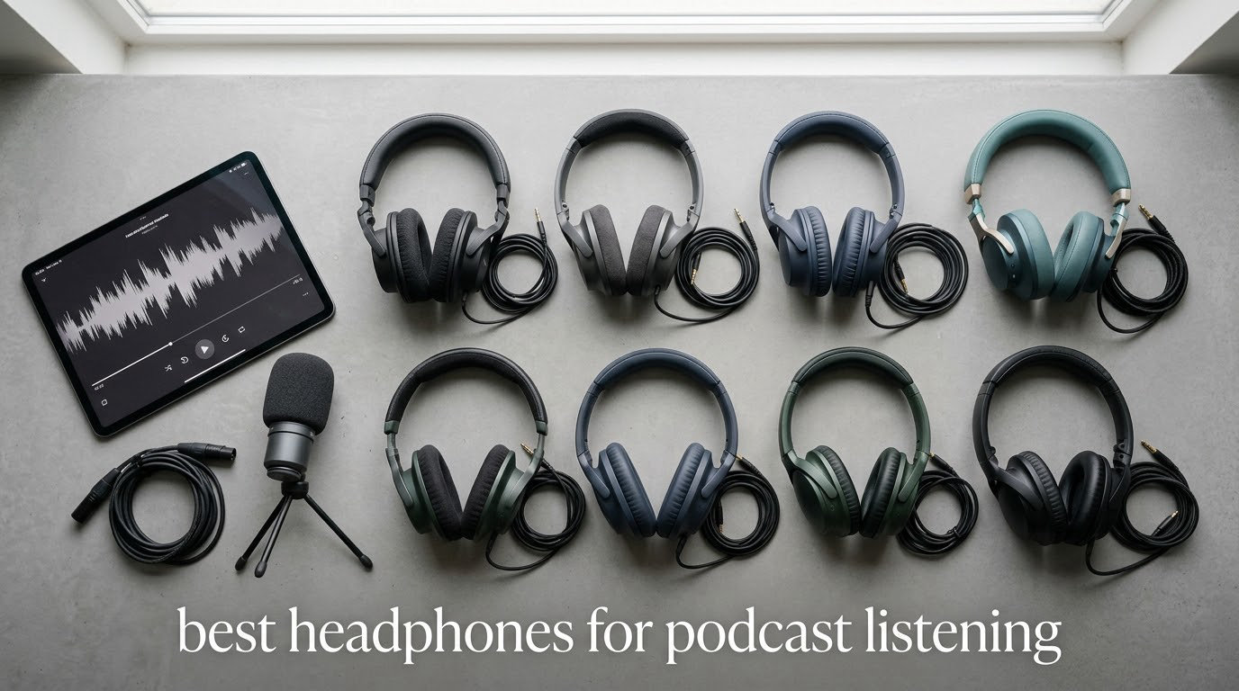 best headphones for podcast listening