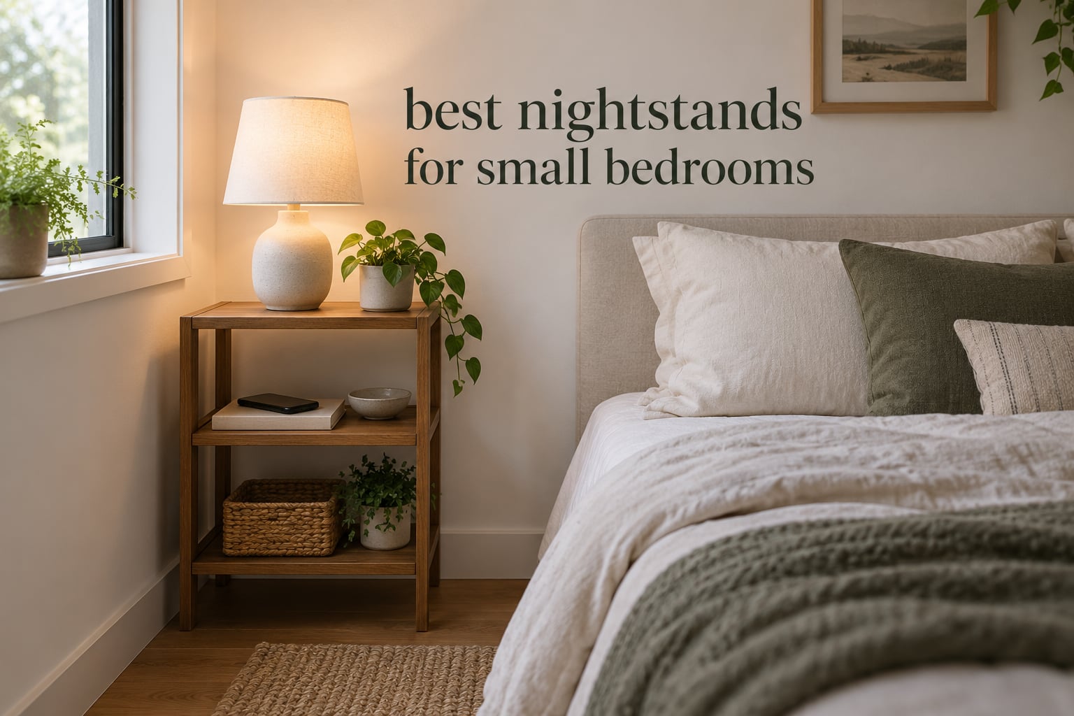 best nightstands for small bedrooms