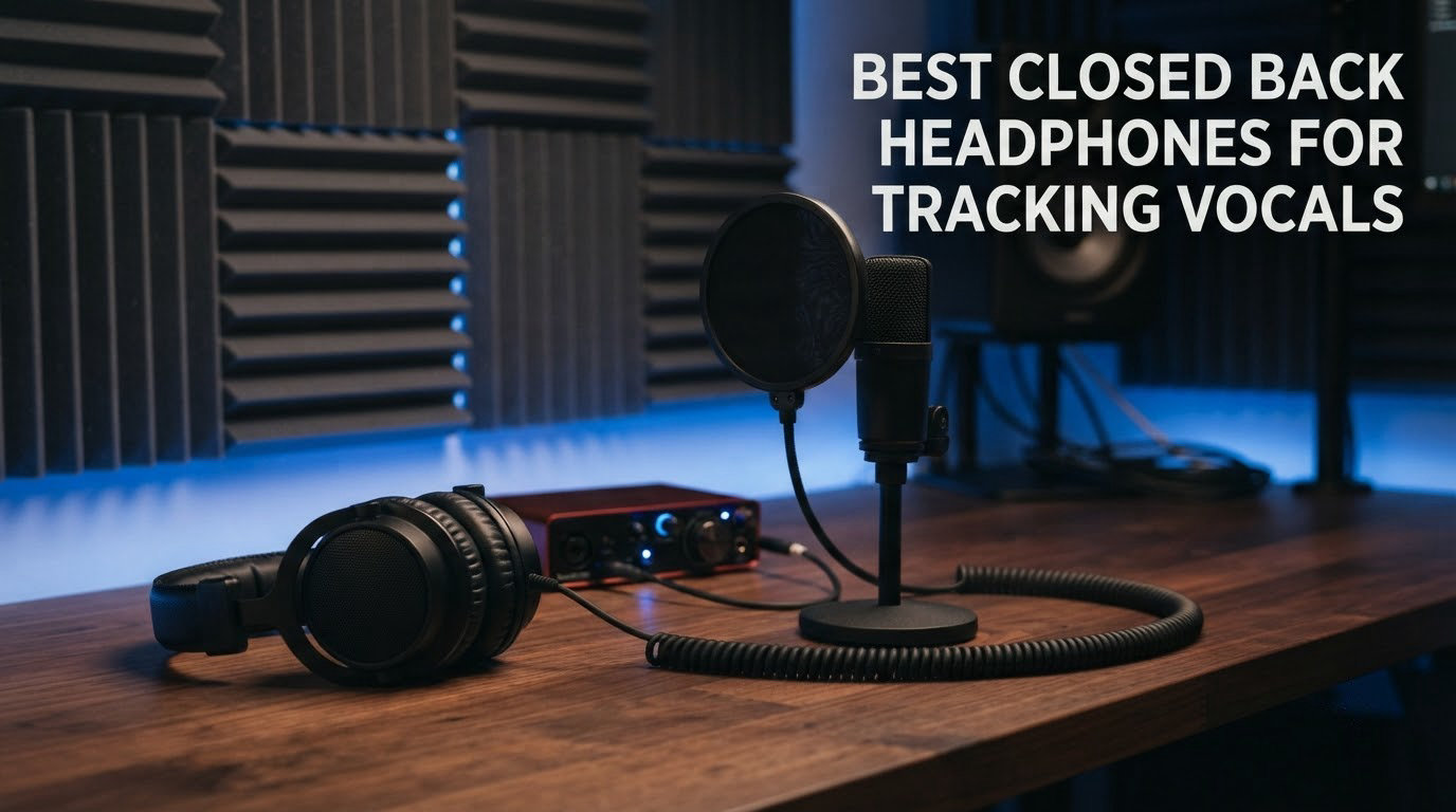 best closed back headphones for tracking vocals