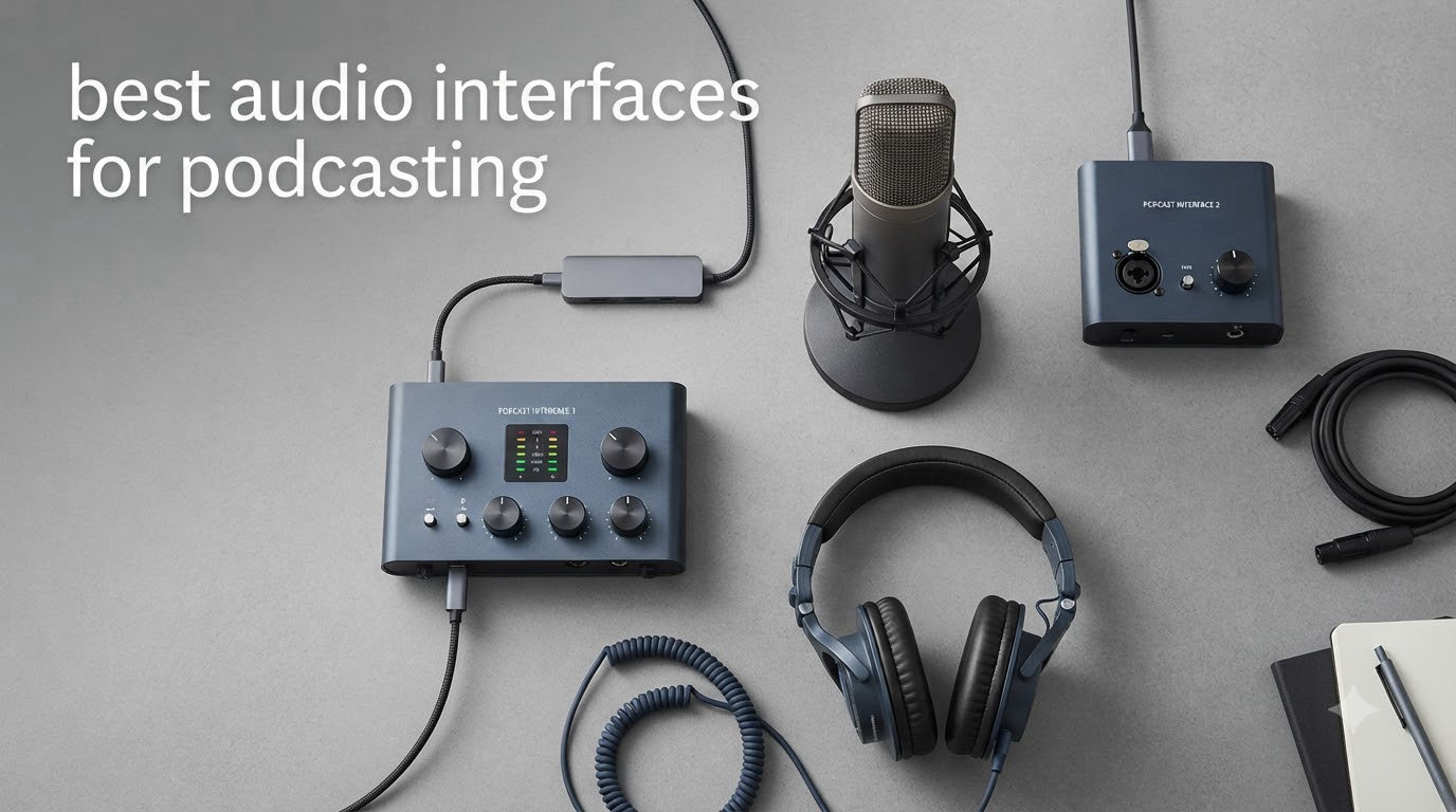 best audio interfaces for podcasting