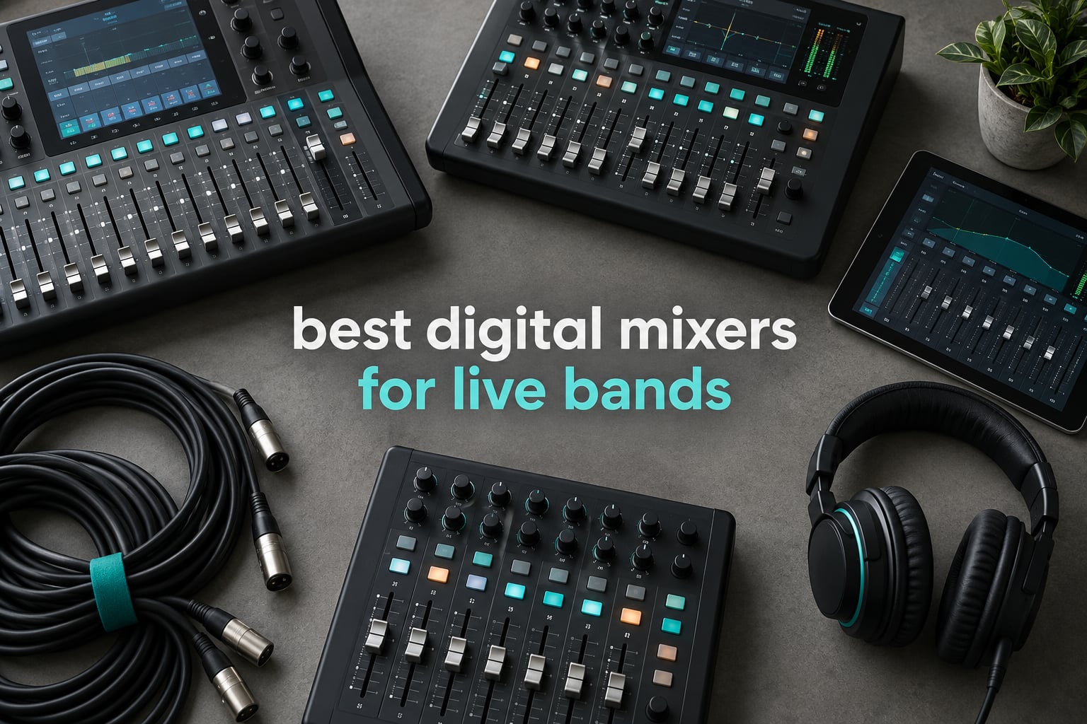 best digital mixers for live bands