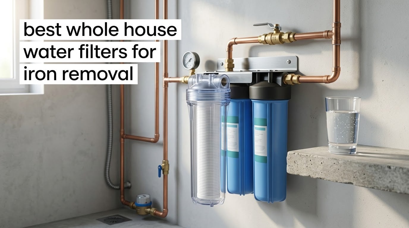 best whole house water filters for iron removal