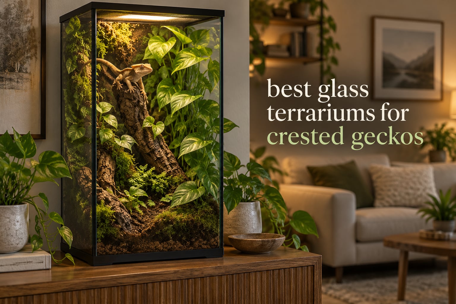 best glass terrariums for crested geckos