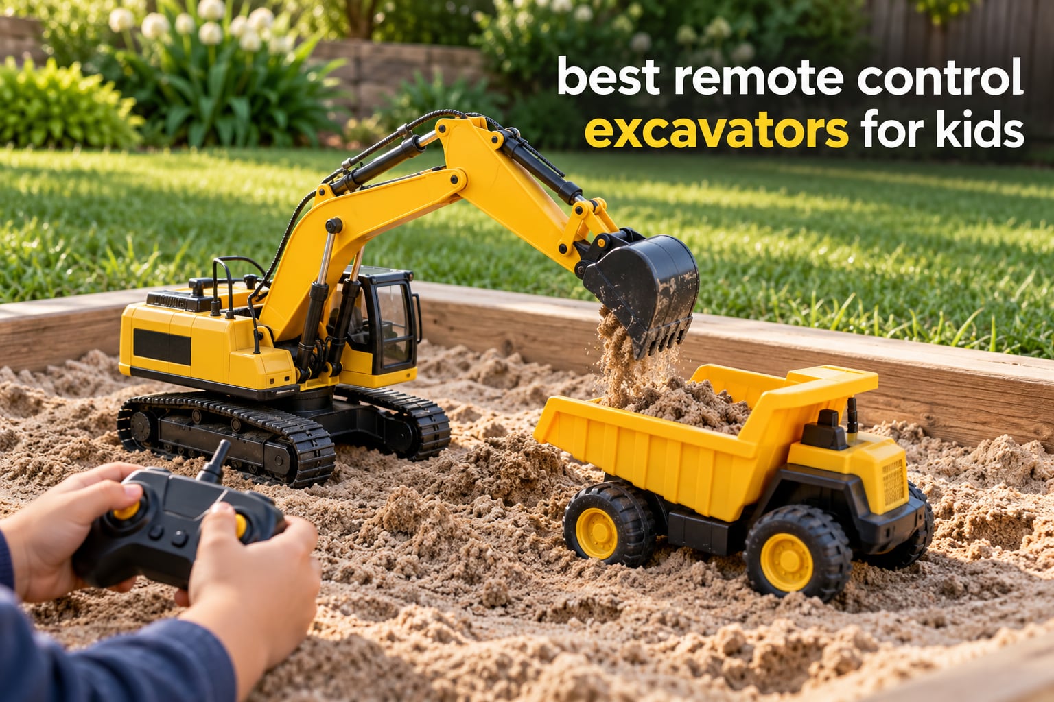 best remote control excavators for kids