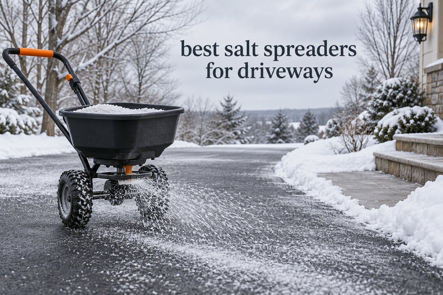 best salt spreaders for driveways