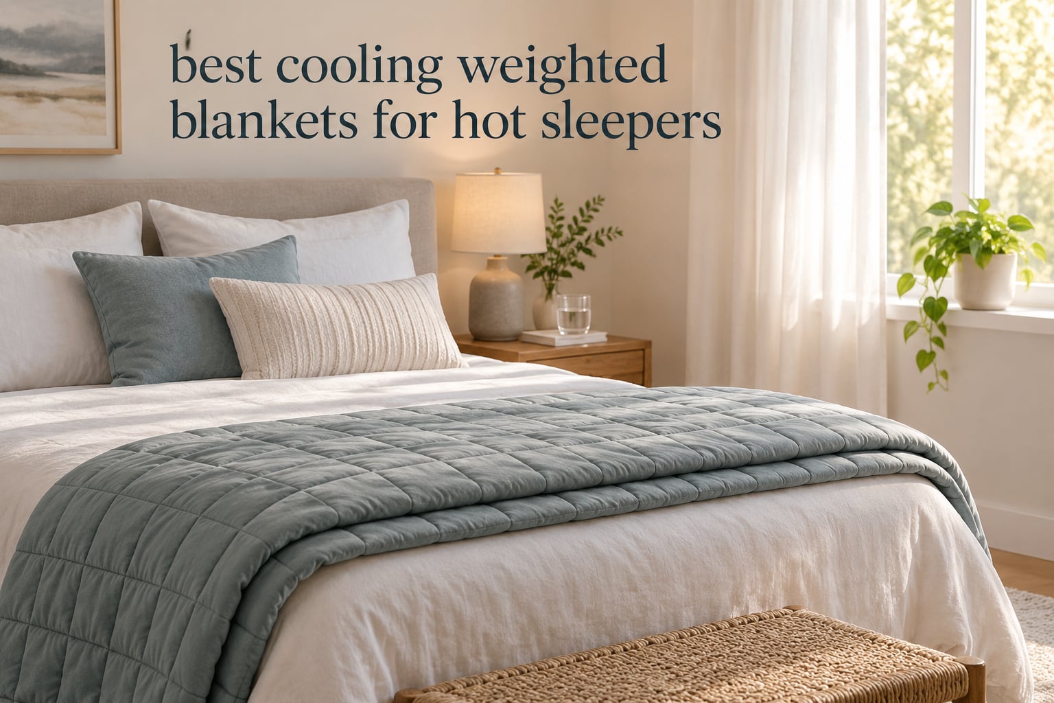 best cooling weighted blankets for hot sleepers