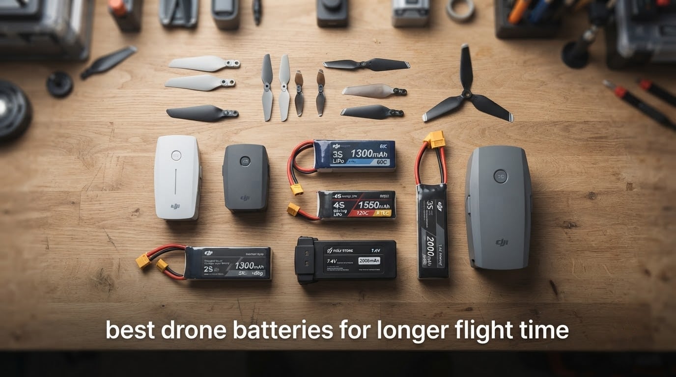best drone batteries for longer flight time