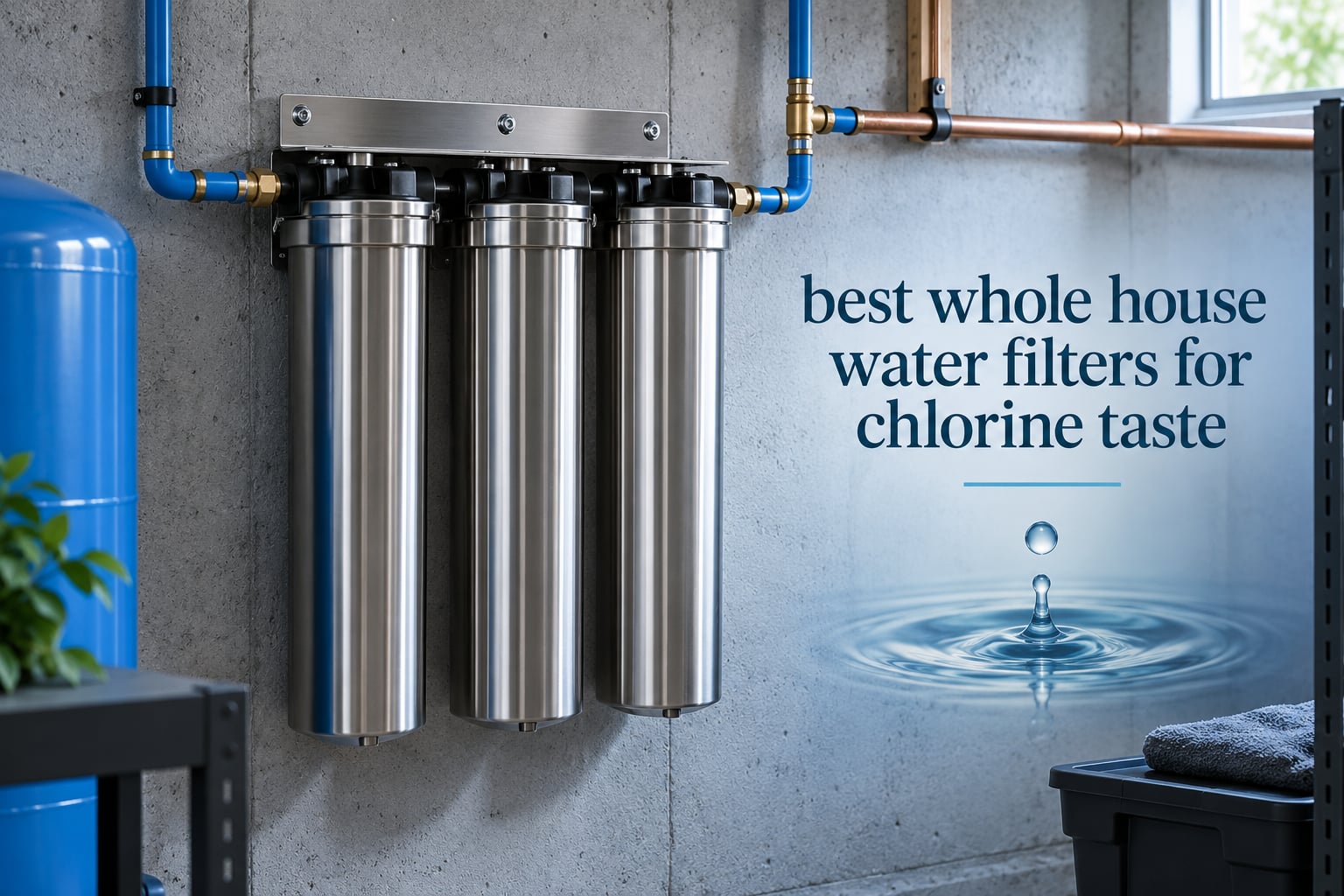 best whole house water filters for chlorine taste